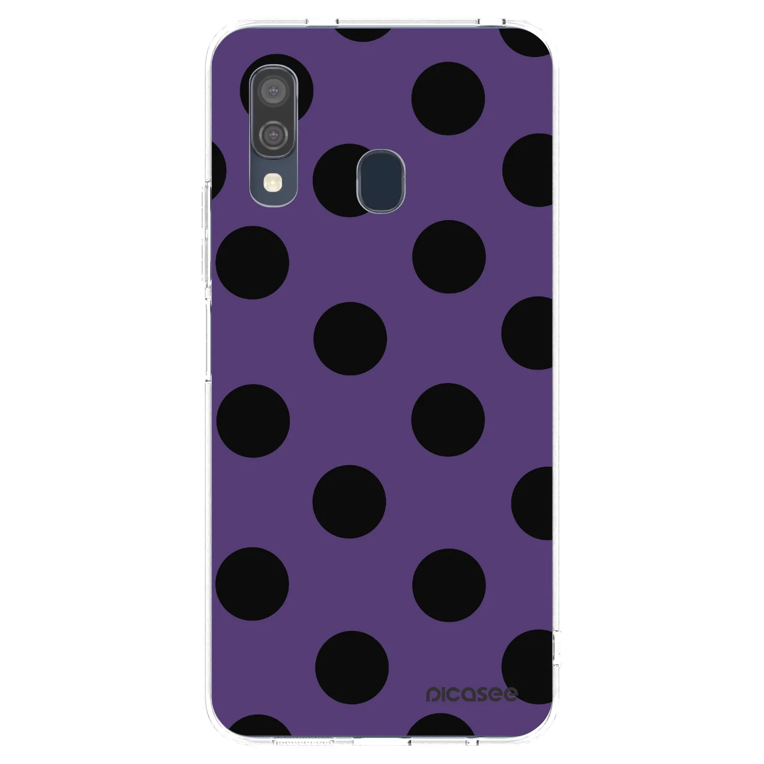 Picasee διαφανής θήκη σιλικόνης Samsung Galaxy A40 A405F - Big flickers 2