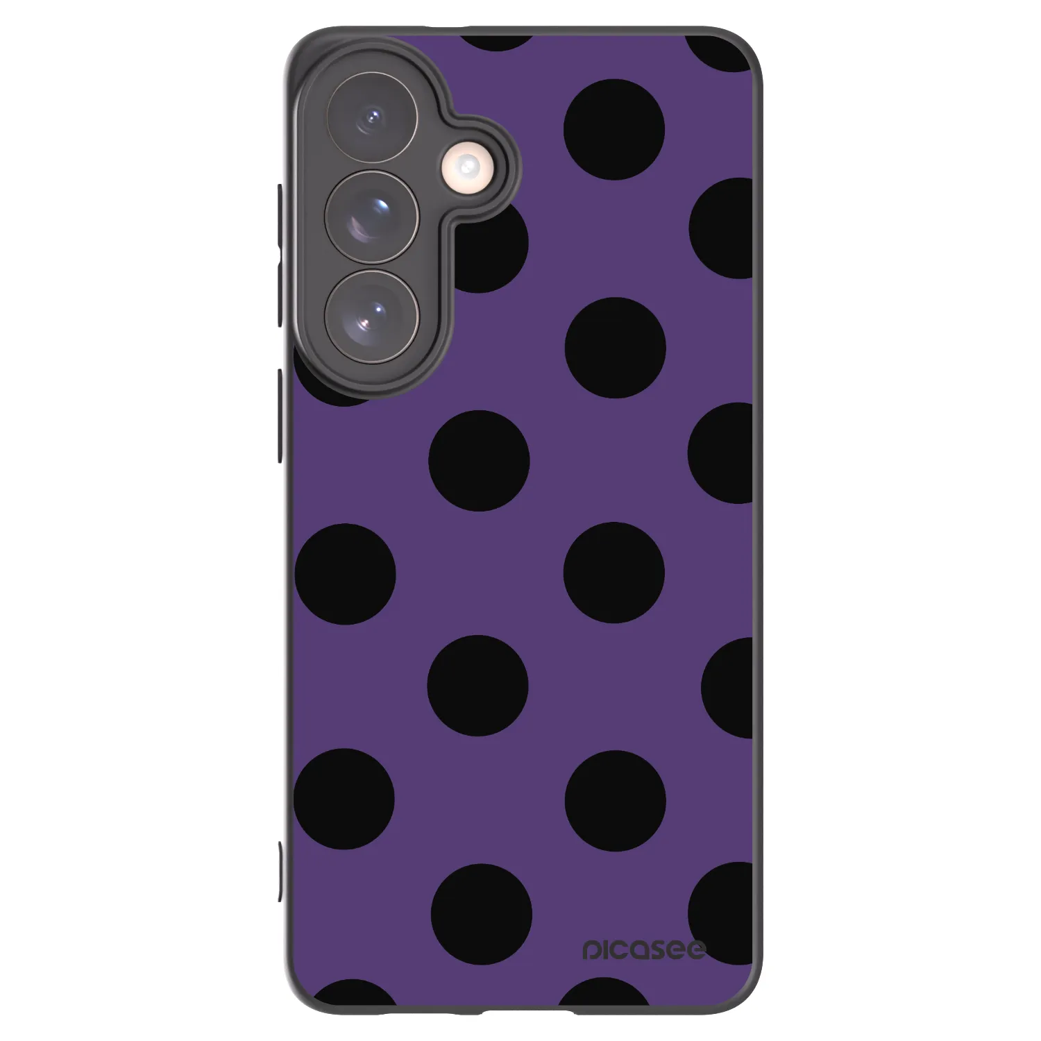 Picasee Μαύρη θήκη σιλικόνης για Samsung Galaxy S26+ - Big flickers 2