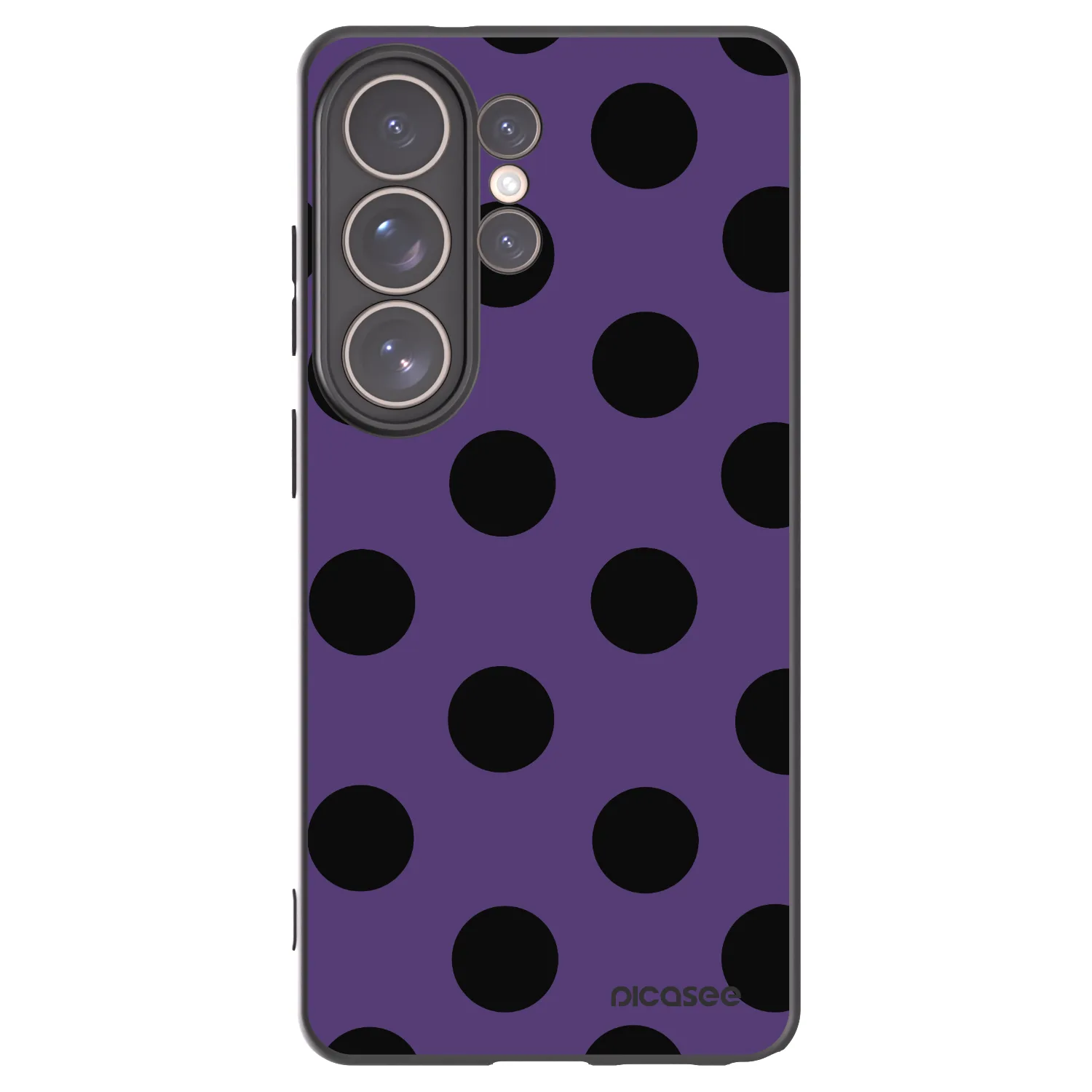 Picasee Μαύρη θήκη σιλικόνης για Samsung Galaxy S26 Ultra - Big flickers 2
