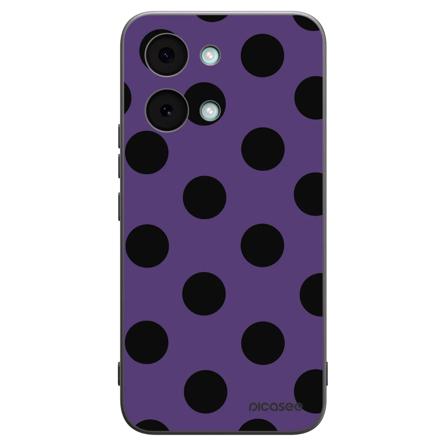 Picasee Μαύρη θήκη σιλικόνης για Xiaomi Poco X8 Pro Max - Big flickers 2