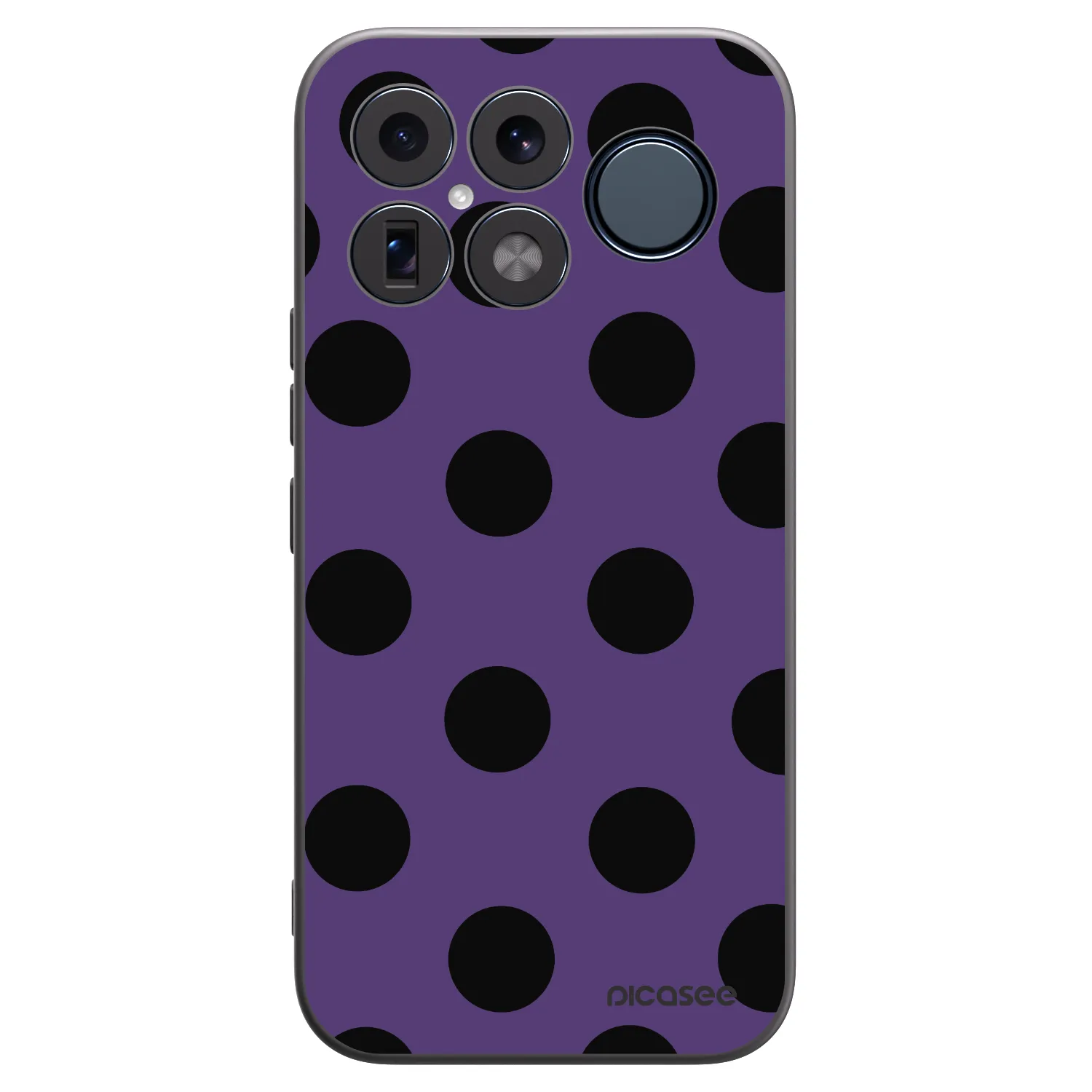 Picasee Μαύρη θήκη σιλικόνης για Xiaomi Poco F8 Ultra - Big flickers 2