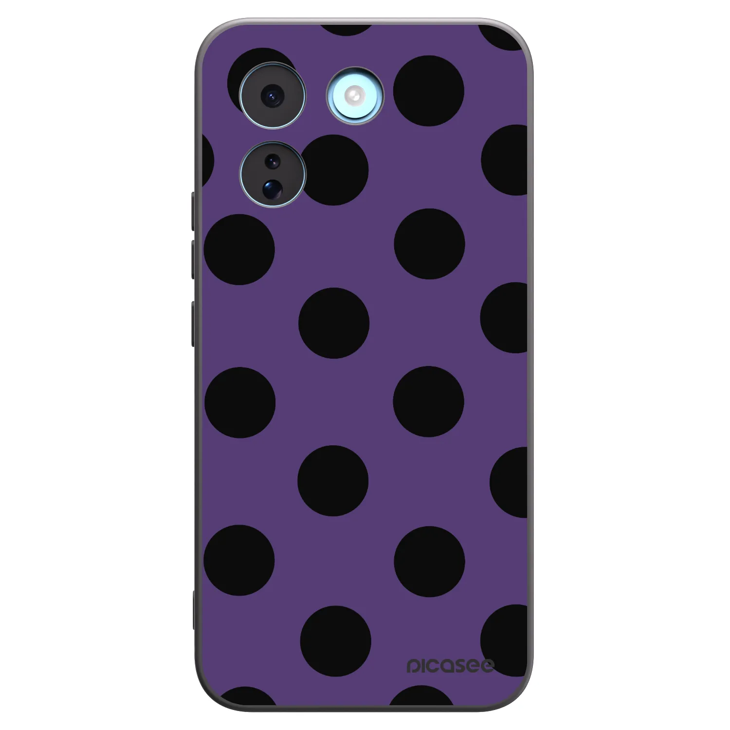 Picasee Μαύρη θήκη σιλικόνης για Xiaomi Redmi Note 17 Pro MAX 5G - Big flickers 2