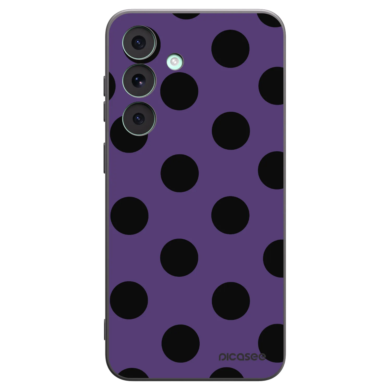 Picasee Μαύρη θήκη σιλικόνης για Samsung Galaxy S26 FE - Big flickers 2