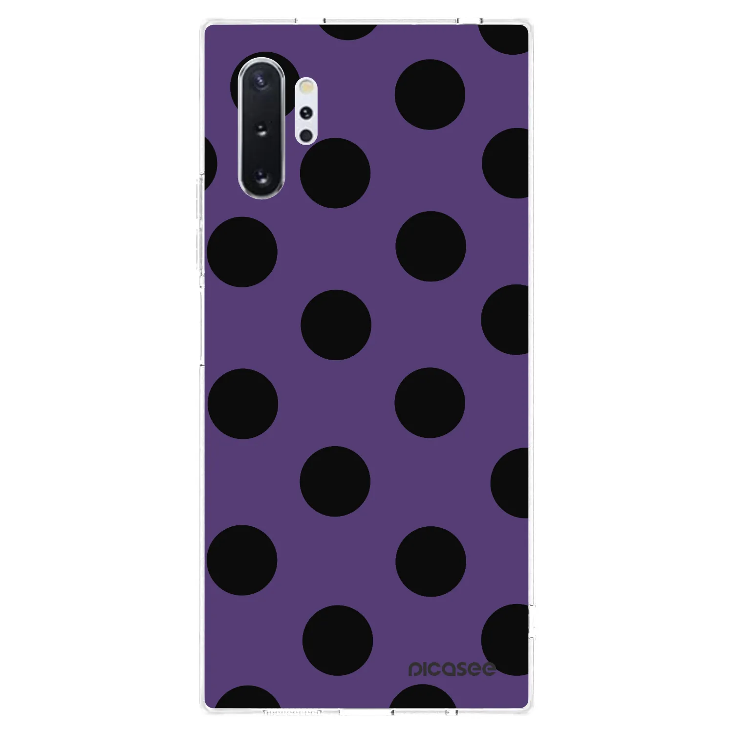 Picasee διαφανής θήκη σιλικόνης Samsung Galaxy Note 10+ N975F - Big flickers 2