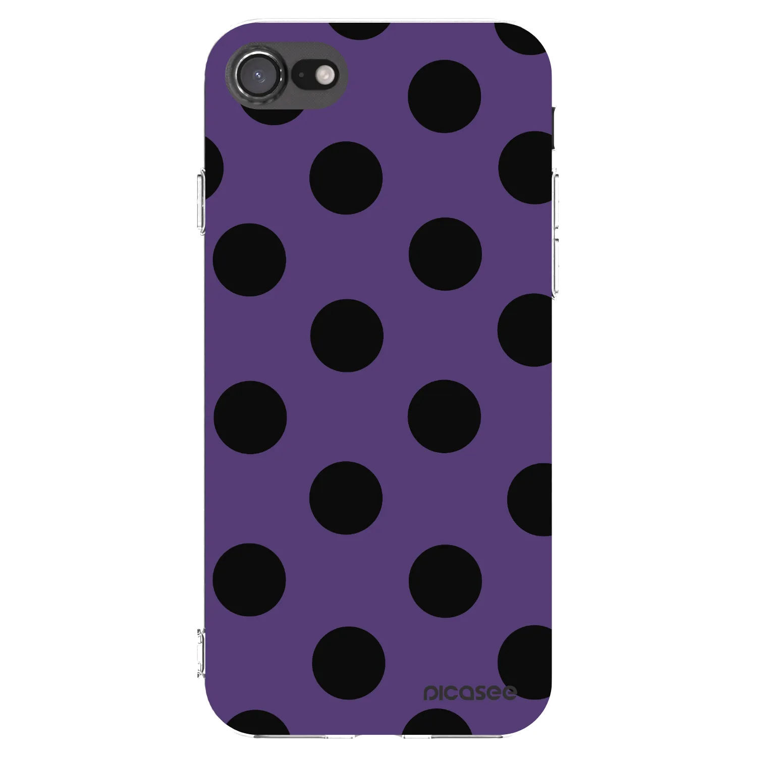 Picasee διαφανής θήκη σιλικόνης Apple iPhone 8 - Big flickers 2