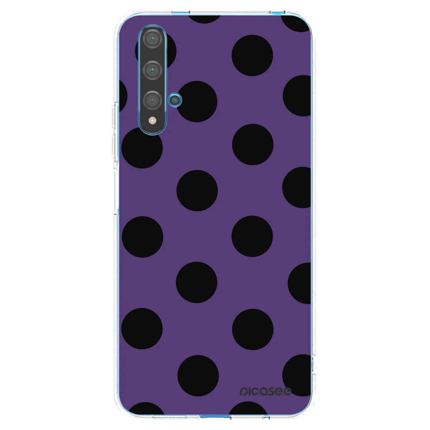 Picasee διαφανής θήκη σιλικόνης Huawei Nova 5T - Big flickers 2