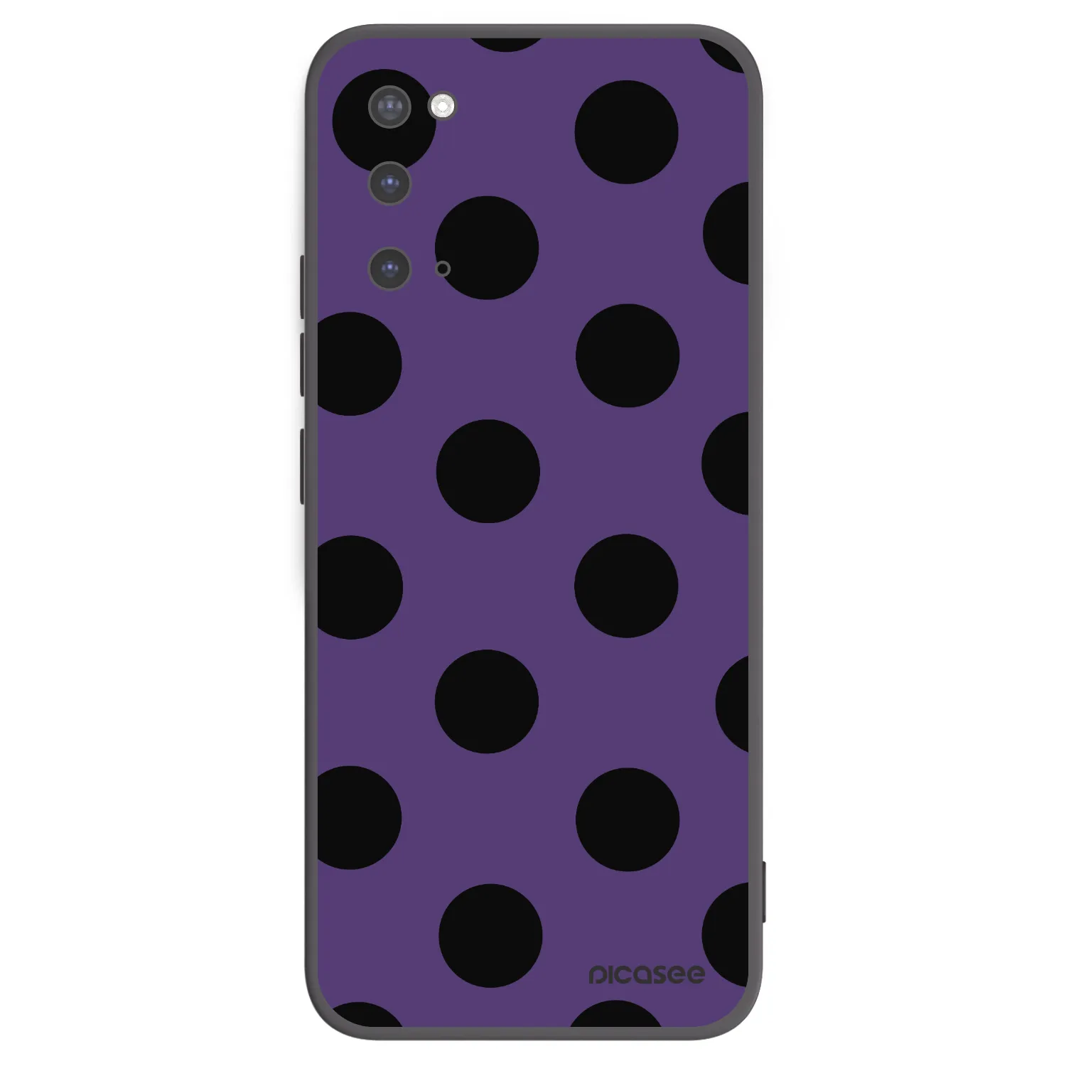 Picasee Μαύρη θήκη σιλικόνης για Samsung Galaxy S20 G980F - Big flickers 2