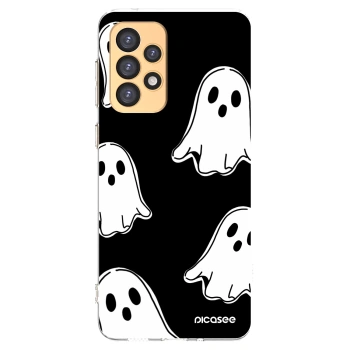 Picasee διαφανής θήκη σιλικόνης Samsung Galaxy A33 5G A336 - Black ghosts