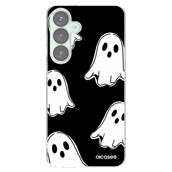 Picasee διαφανής θήκη σιλικόνης Samsung Galaxy S25+ 5G - Black ghosts