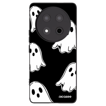 Picasee Μαύρη θήκη σιλικόνης για Honor Magic7 Lite 5G - Black ghosts