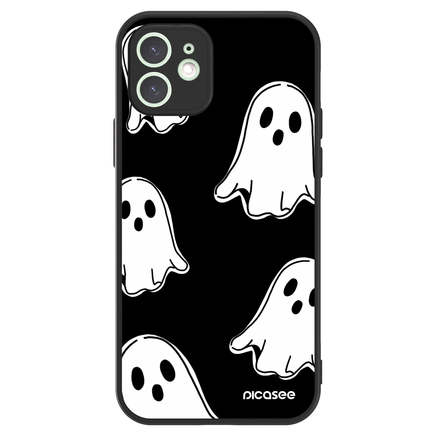 Picasee ULTIMATE CASE για Apple iPhone 12 - Black ghosts
