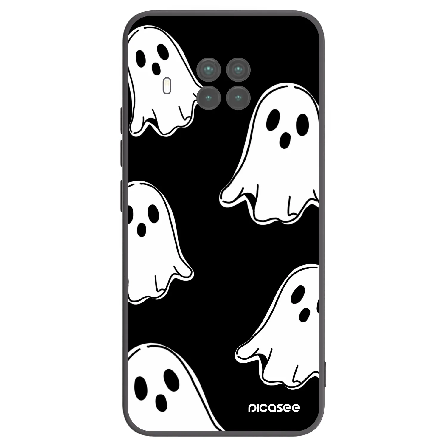 Picasee Μαύρη θήκη σιλικόνης για Xiaomi Mi 10T Lite - Black ghosts