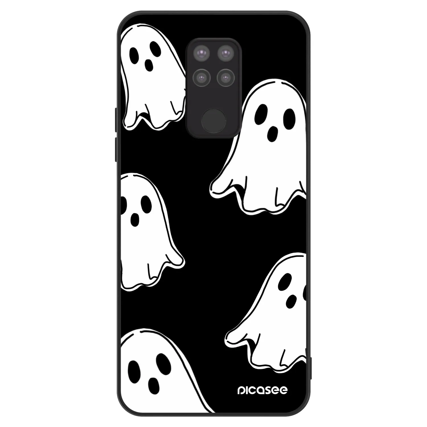 Picasee ULTIMATE CASE για Xiaomi Redmi Note 9 - Black ghosts