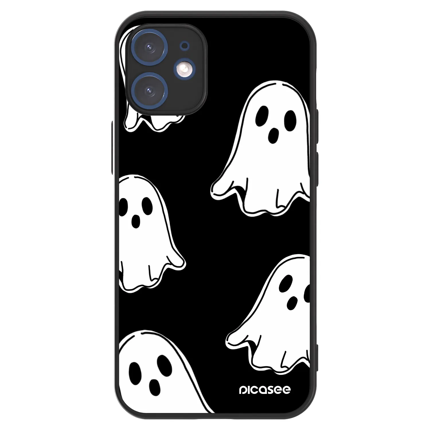 Picasee ULTIMATE CASE για Apple iPhone 12 mini - Black ghosts