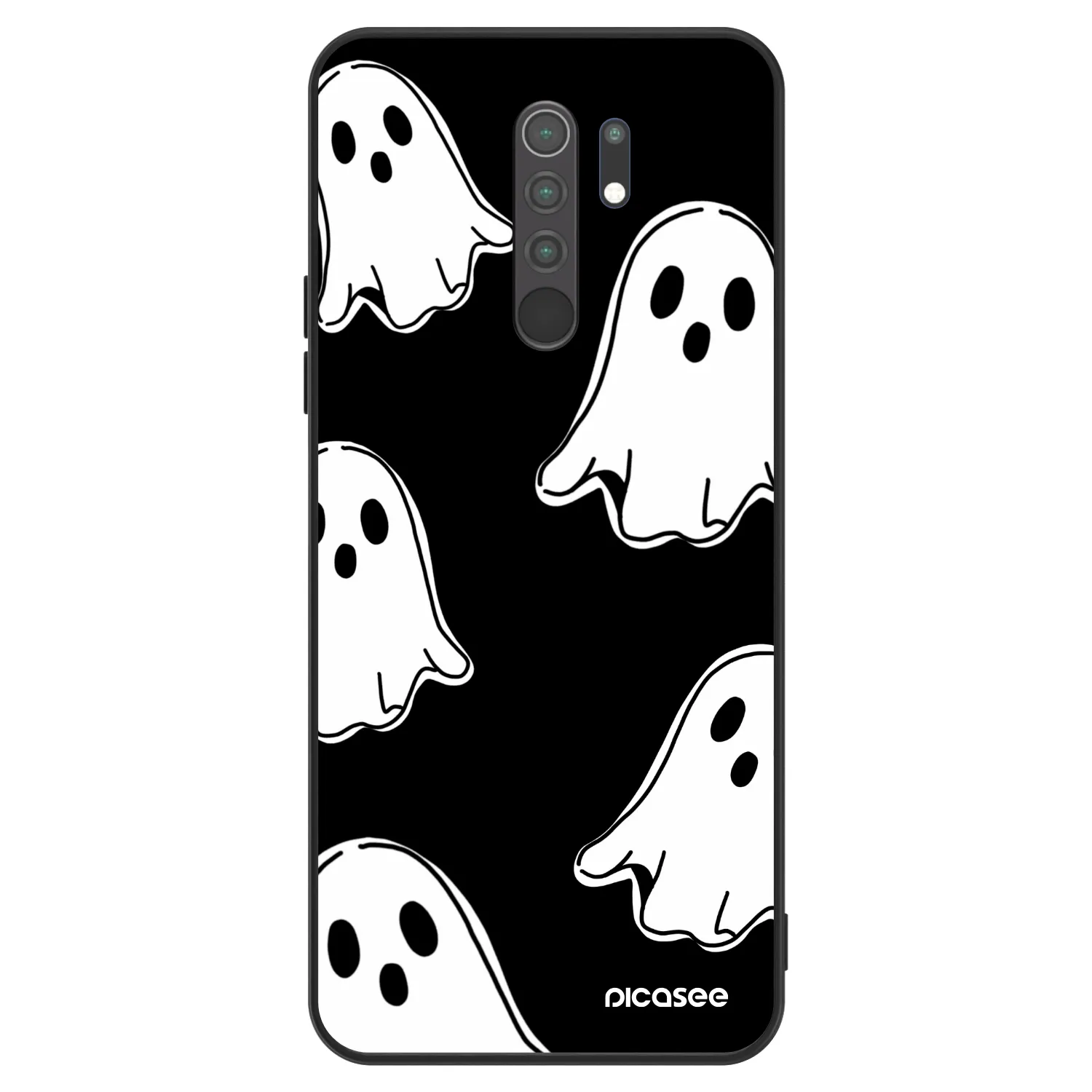 Picasee ULTIMATE CASE για Xiaomi Redmi 9 - Black ghosts