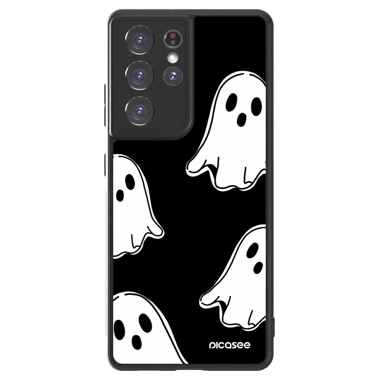 Picasee ULTIMATE CASE για Samsung Galaxy S21 Ultra 5G G998B - Black ghosts