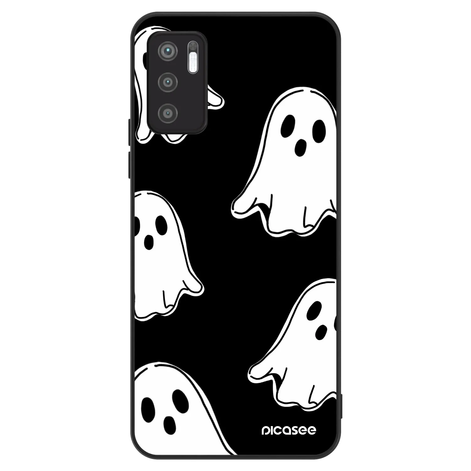 Picasee ULTIMATE CASE για Xiaomi Redmi Note 10 5G - Black ghosts