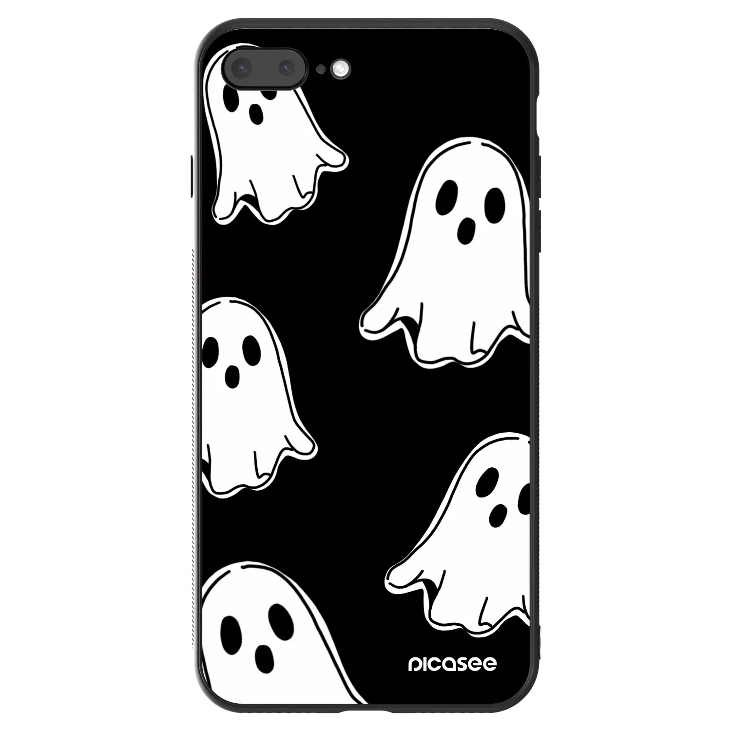 Picasee ULTIMATE CASE για Apple iPhone 8 Plus - Black ghosts