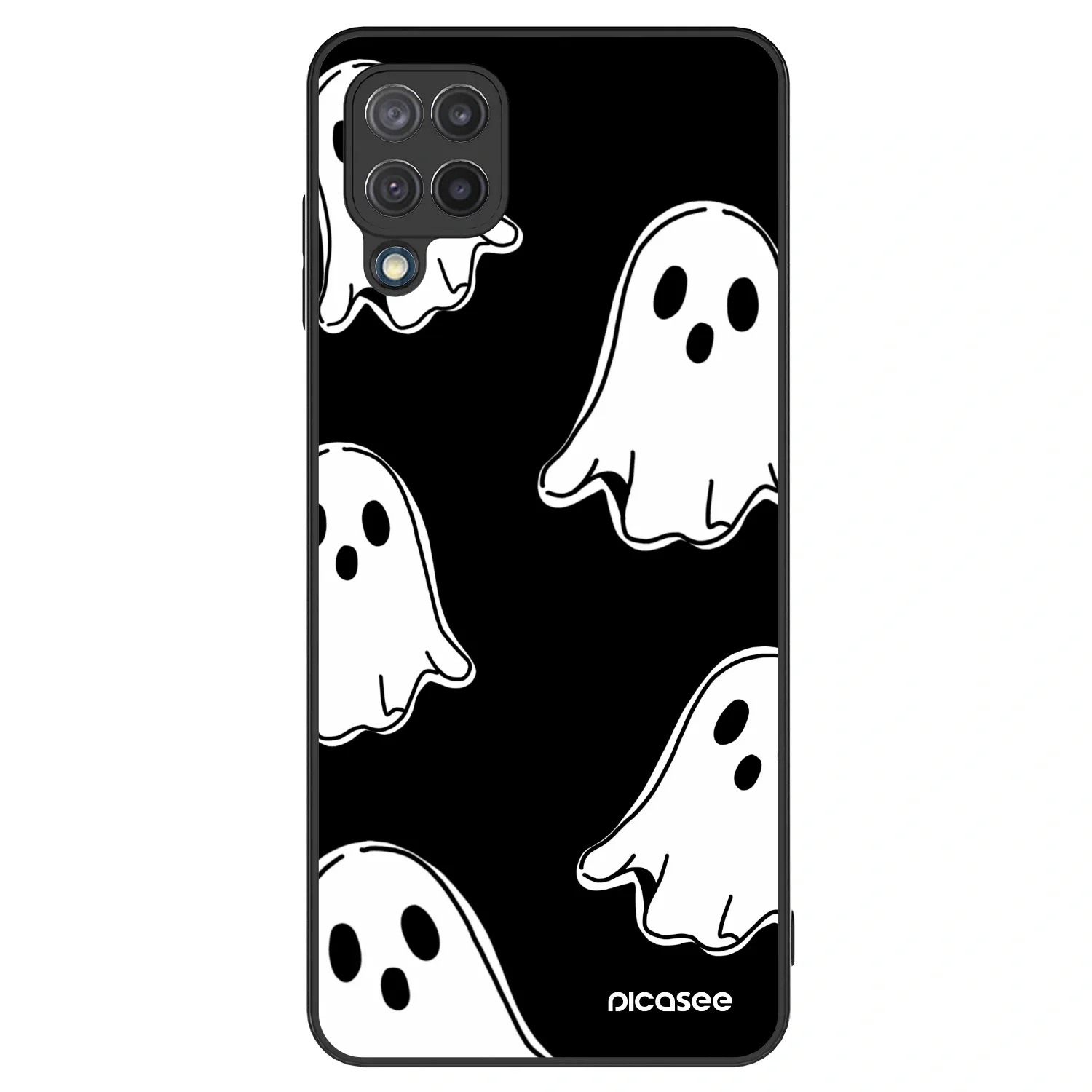 Picasee ULTIMATE CASE για Samsung Galaxy M12 M127F - Black ghosts