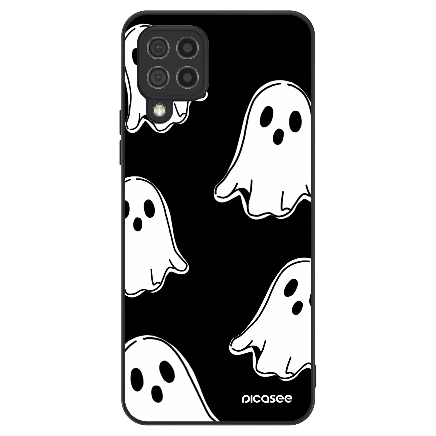 Picasee ULTIMATE CASE για Samsung Galaxy A22 A225F 4G - Black ghosts