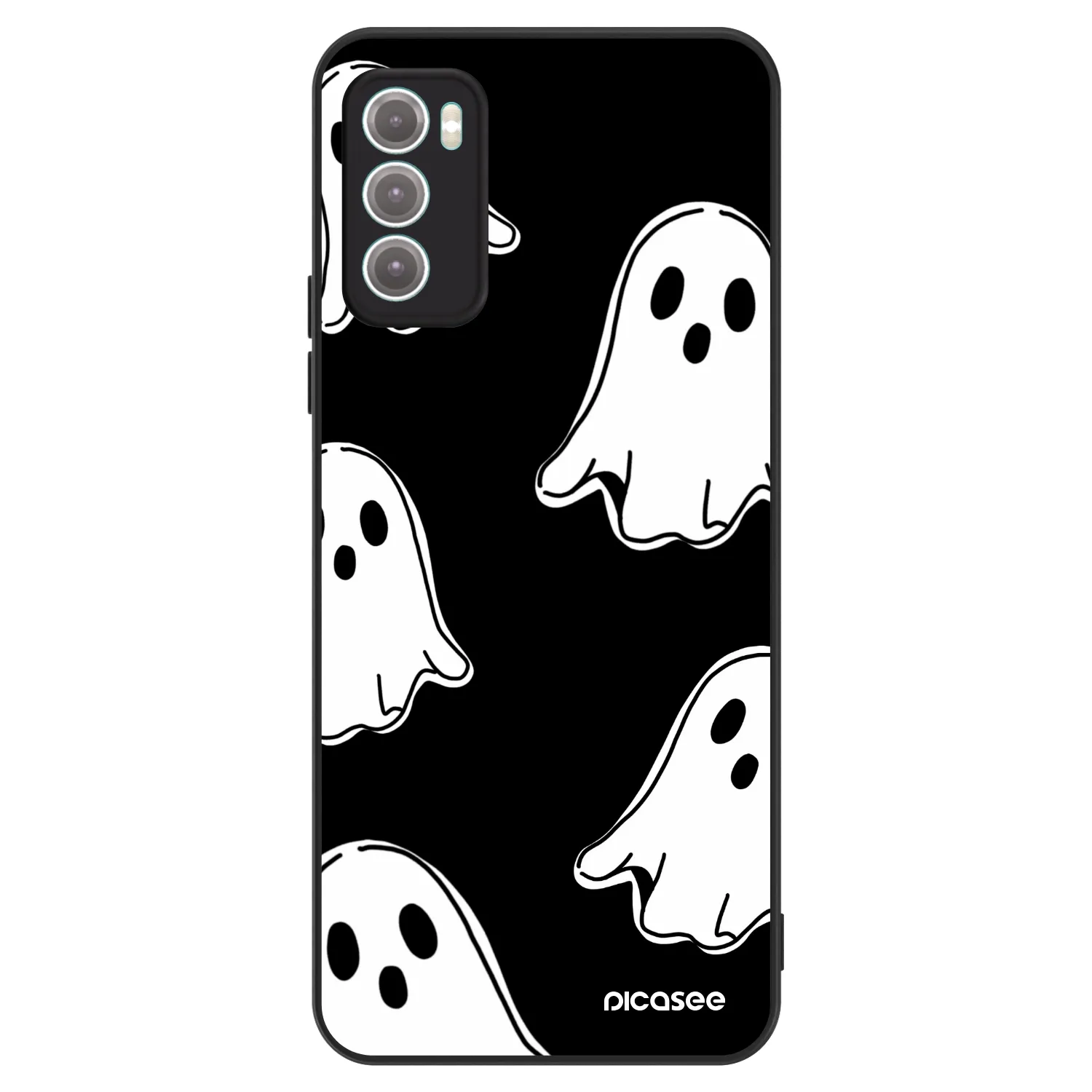 Picasee ULTIMATE CASE για Motorola Moto G60 - Black ghosts