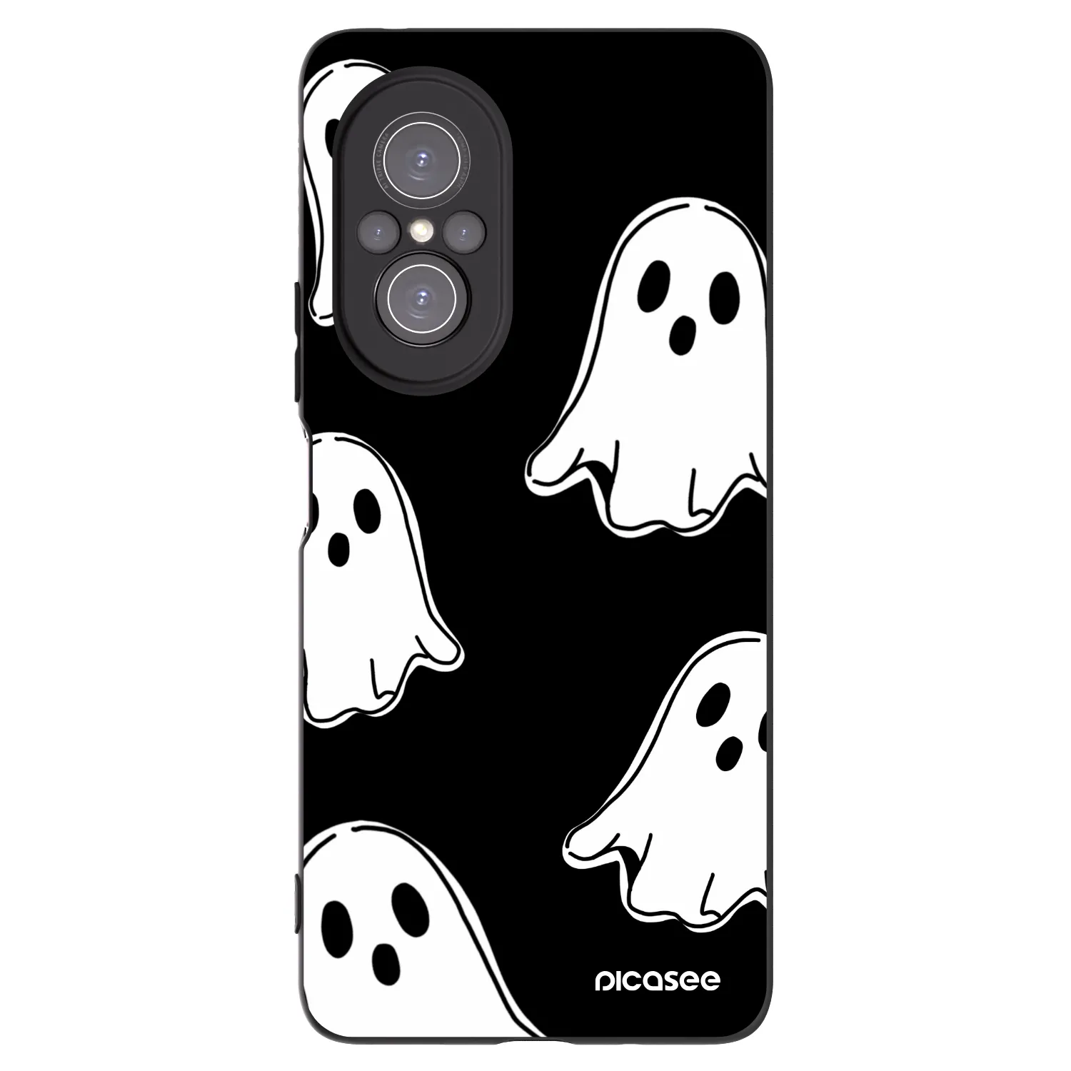 Picasee Μαύρη θήκη σιλικόνης για Huawei Nova 9 SE - Black ghosts