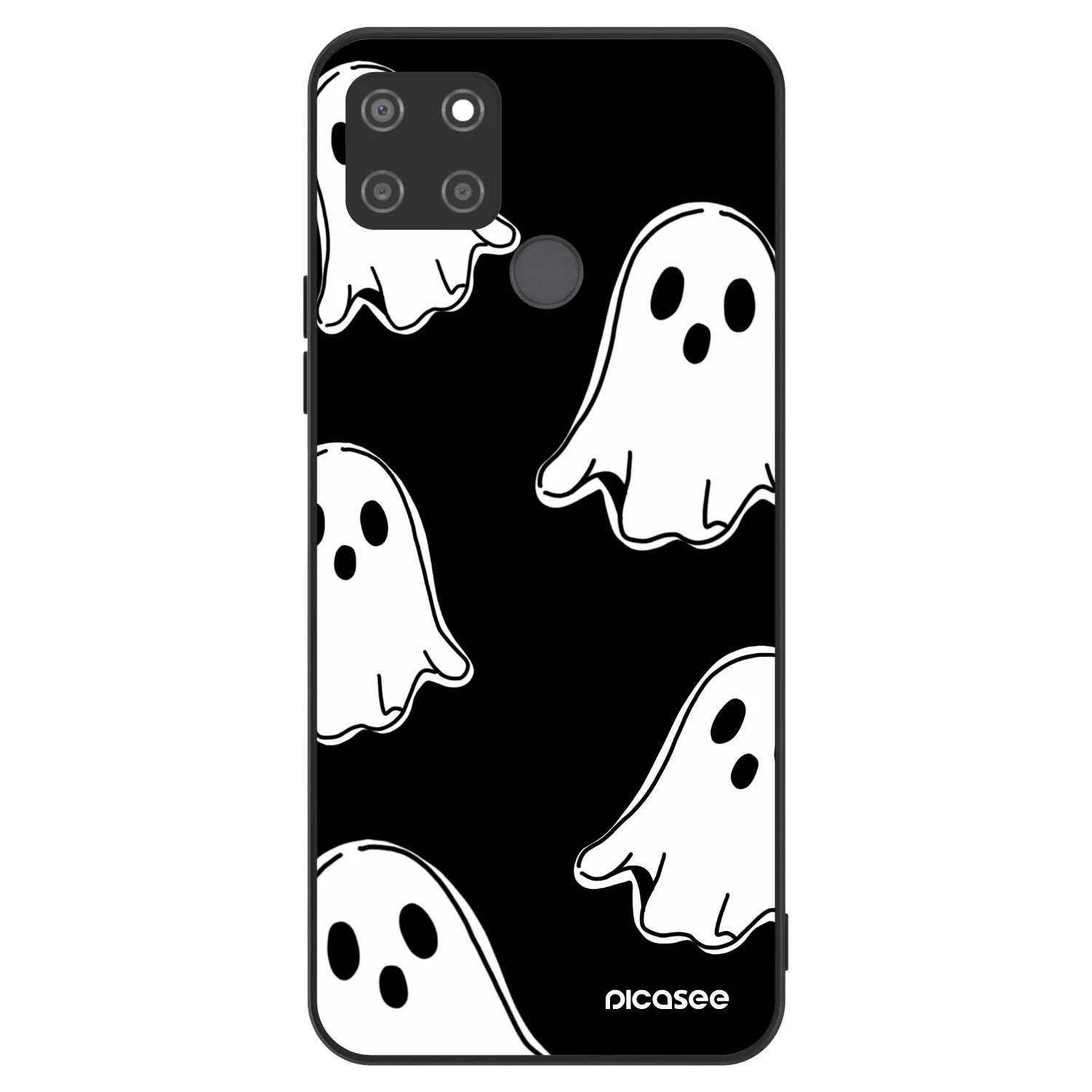 Picasee ULTIMATE CASE για Realme C21Y - Black ghosts