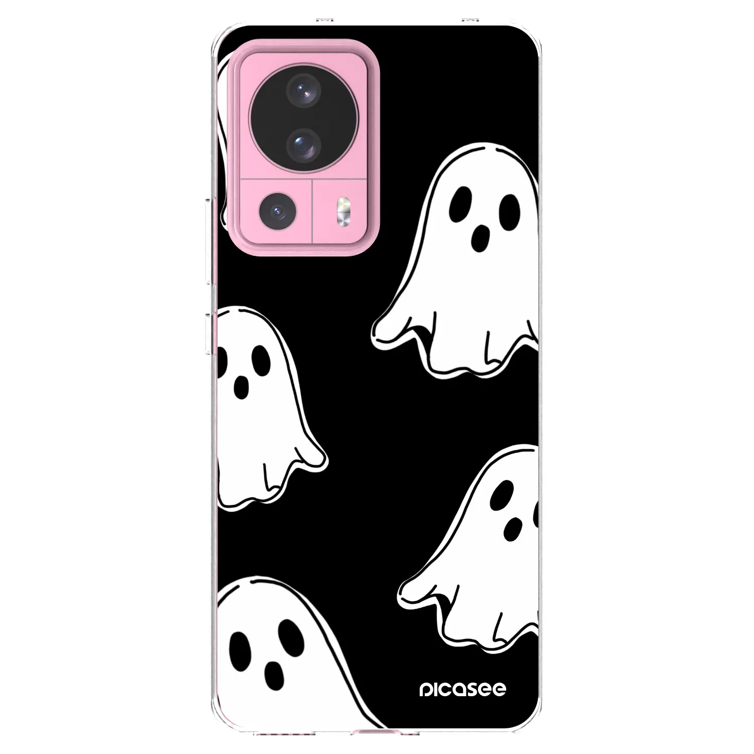 Picasee διαφανής θήκη σιλικόνης Xiaomi 13 Lite - Black ghosts
