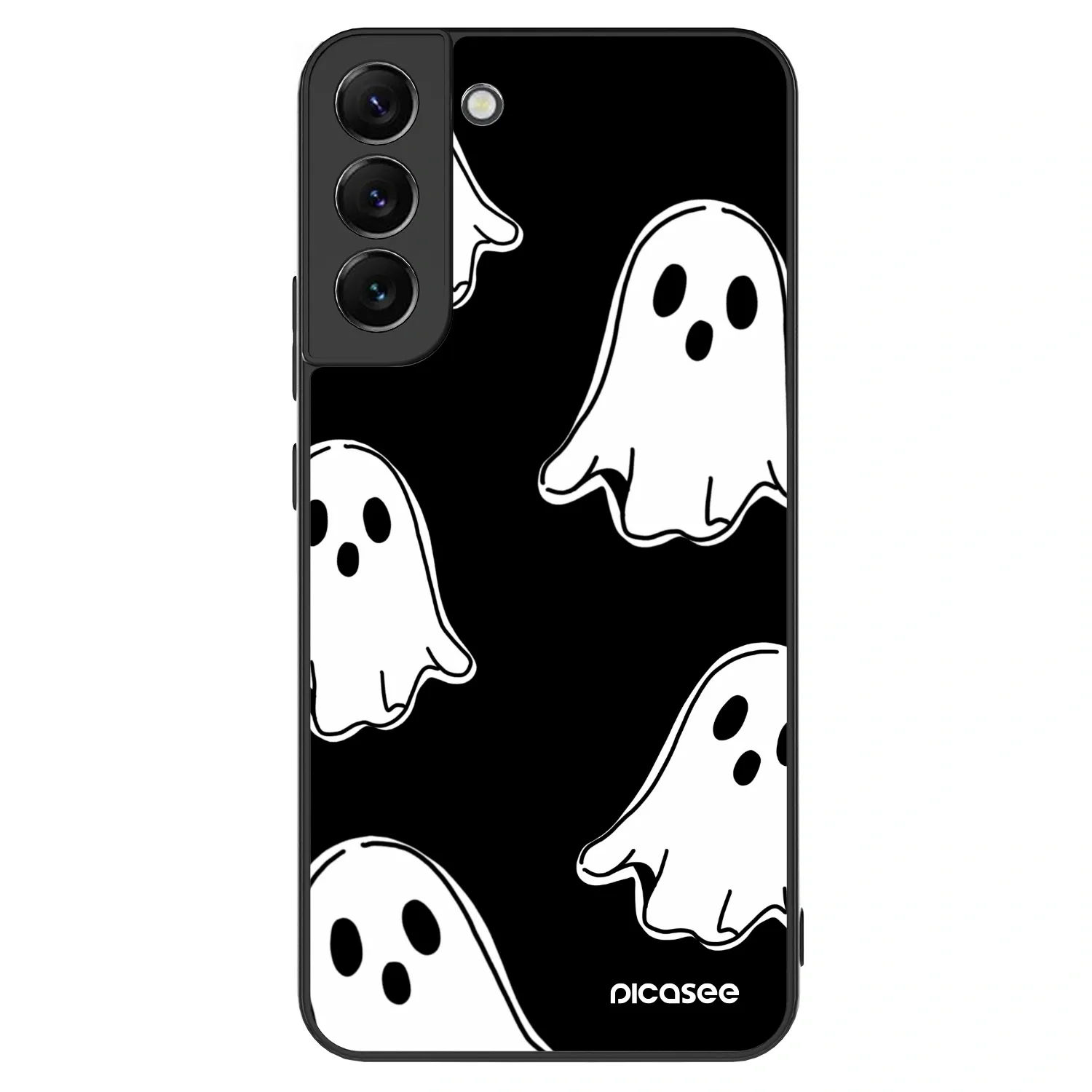 Picasee ULTIMATE CASE PowerShare για Samsung Galaxy S22+ 5G - Black ghosts