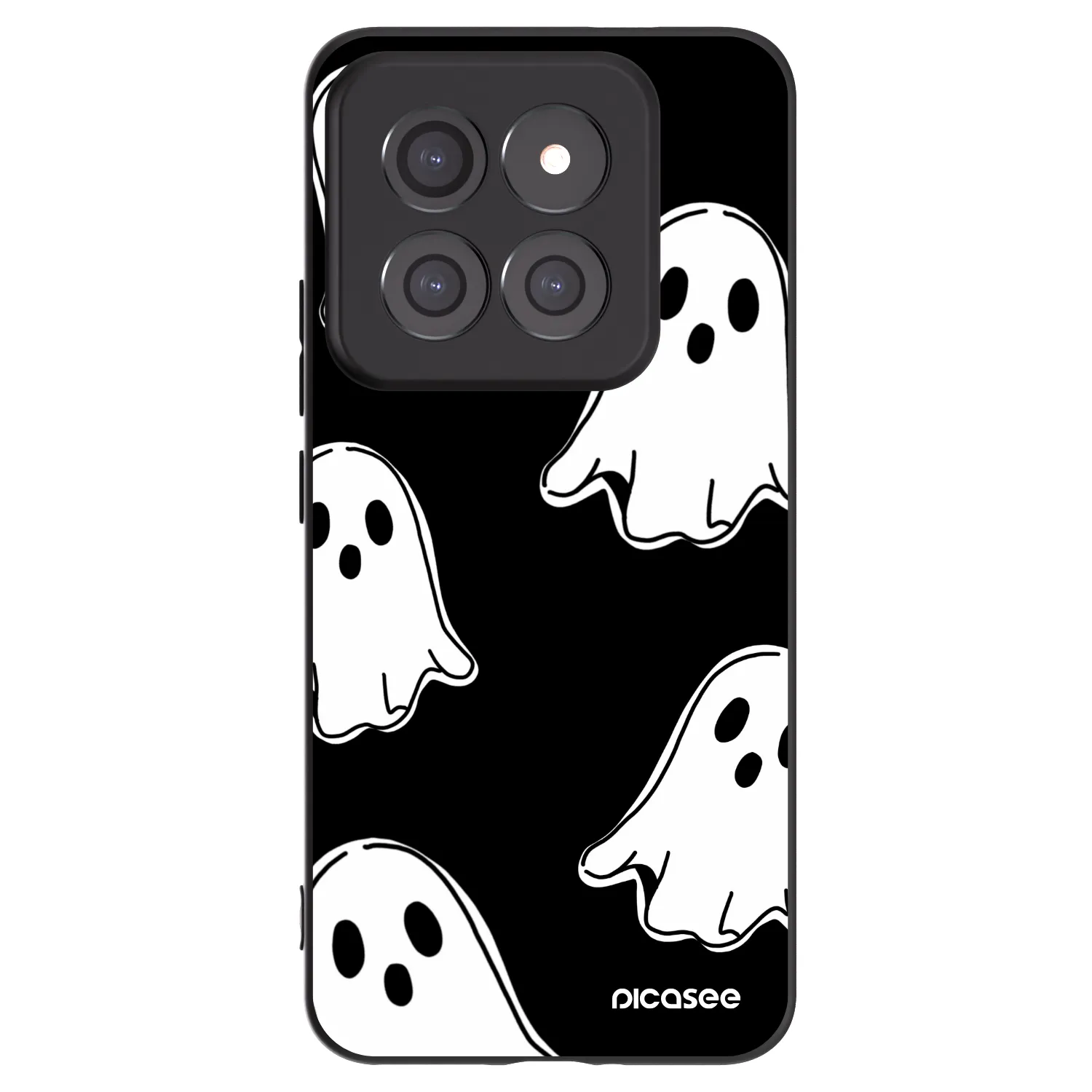 Picasee Μαύρη θήκη σιλικόνης για Xiaomi 14 Pro - Black ghosts