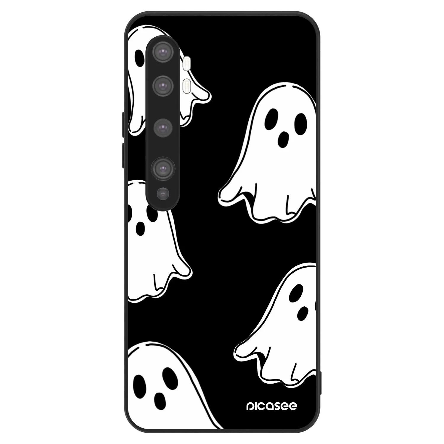 Picasee ULTIMATE CASE για Xiaomi Mi Note 10 (Pro) - Black ghosts