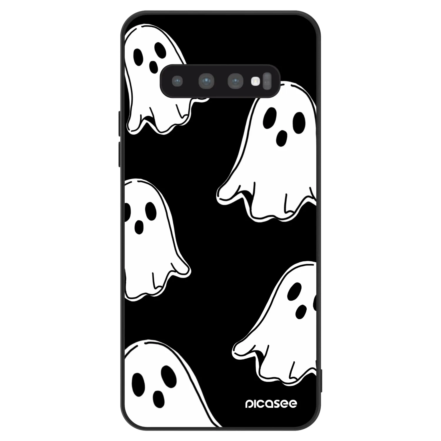 Picasee ULTIMATE CASE για Samsung Galaxy S10 Plus G975 - Black ghosts
