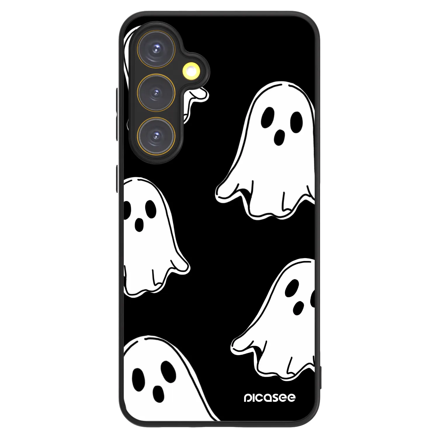 Picasee ULTIMATE CASE PowerShare για Samsung Galaxy S24 FE S721B - Black ghosts