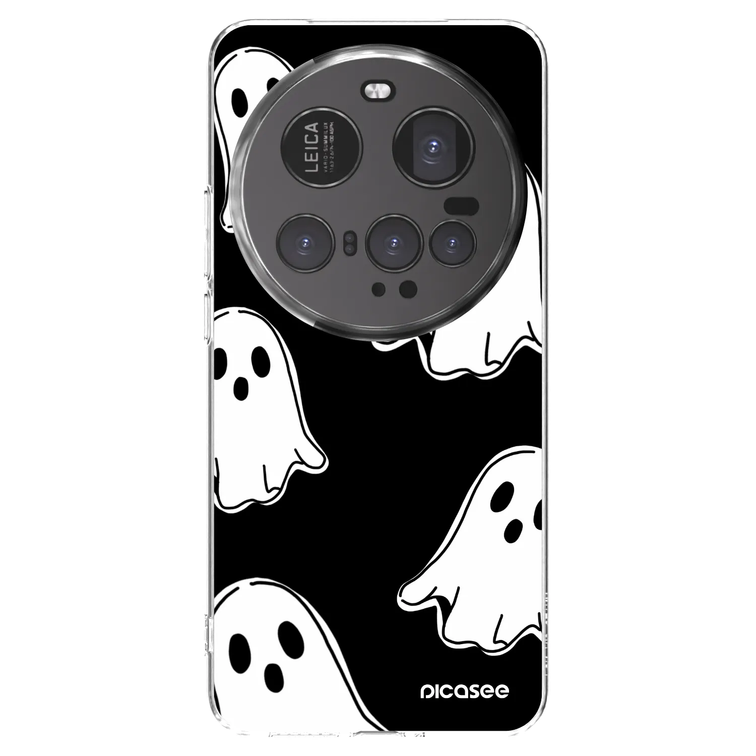 Picasee διαφανής θήκη σιλικόνης Xiaomi 15 Ultra - Black ghosts