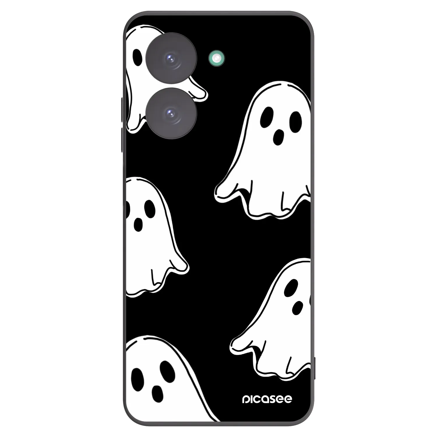 Picasee Μαύρη θήκη σιλικόνης για Xiaomi Redmi A5 - Black ghosts