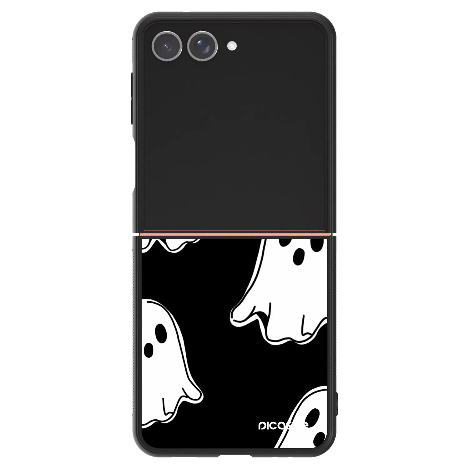 Picasee ULTIMATE CASE για Samsung Galaxy Z Flip7 5G - Black ghosts