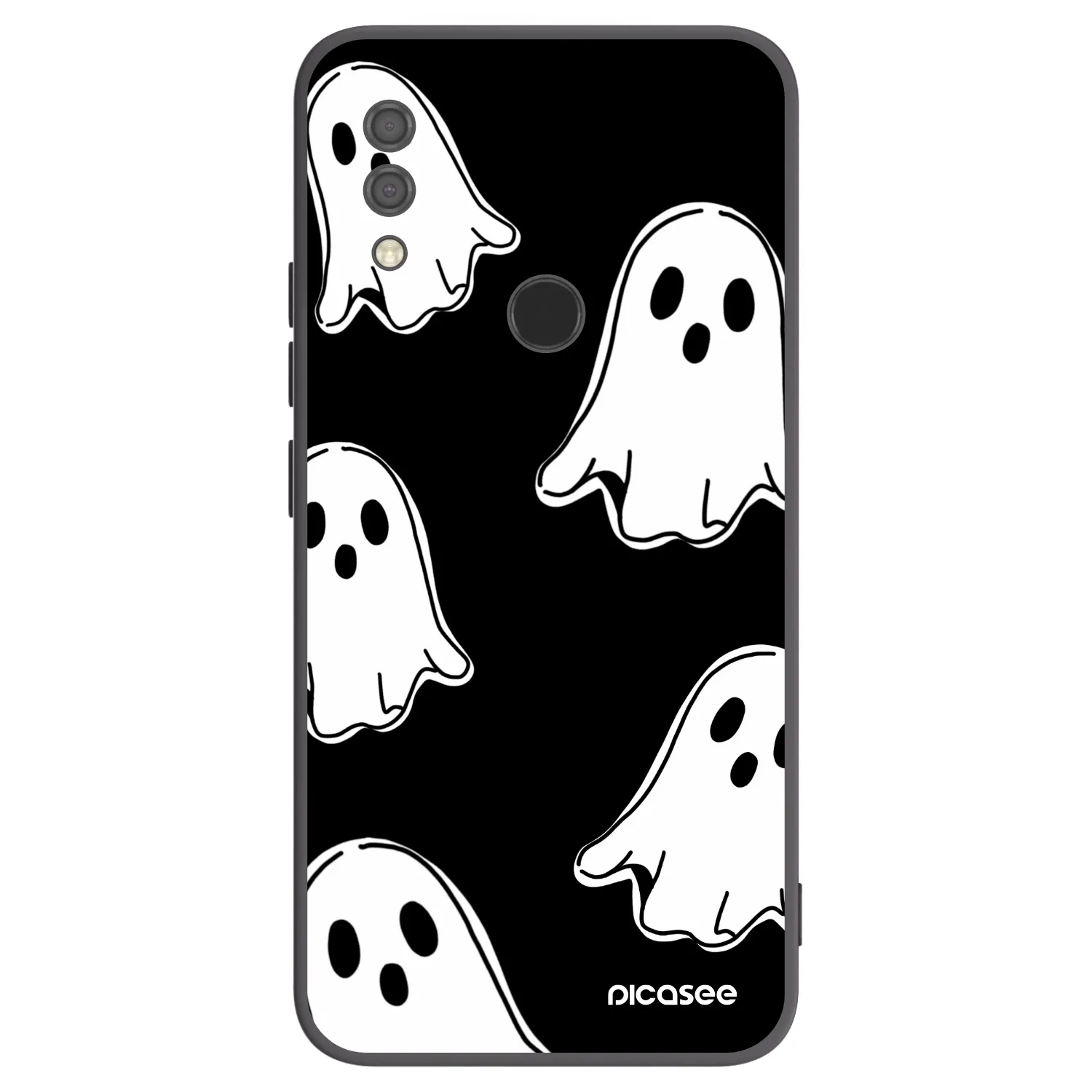 Picasee Μαύρη θήκη σιλικόνης για Xiaomi Redmi 7 - Black ghosts