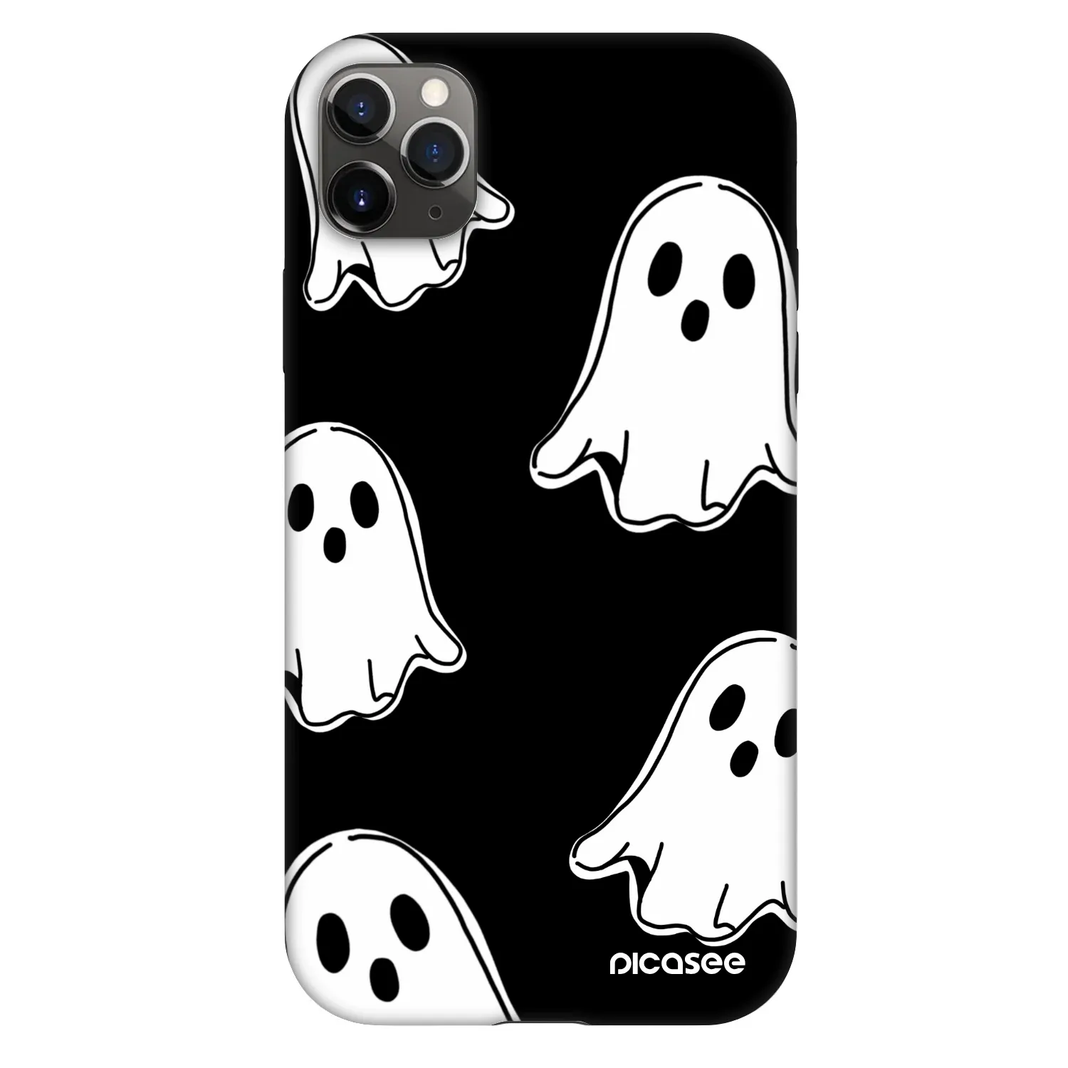 Picasee Fashion Case για Apple iPhone 11 Pro Max - Black ghosts