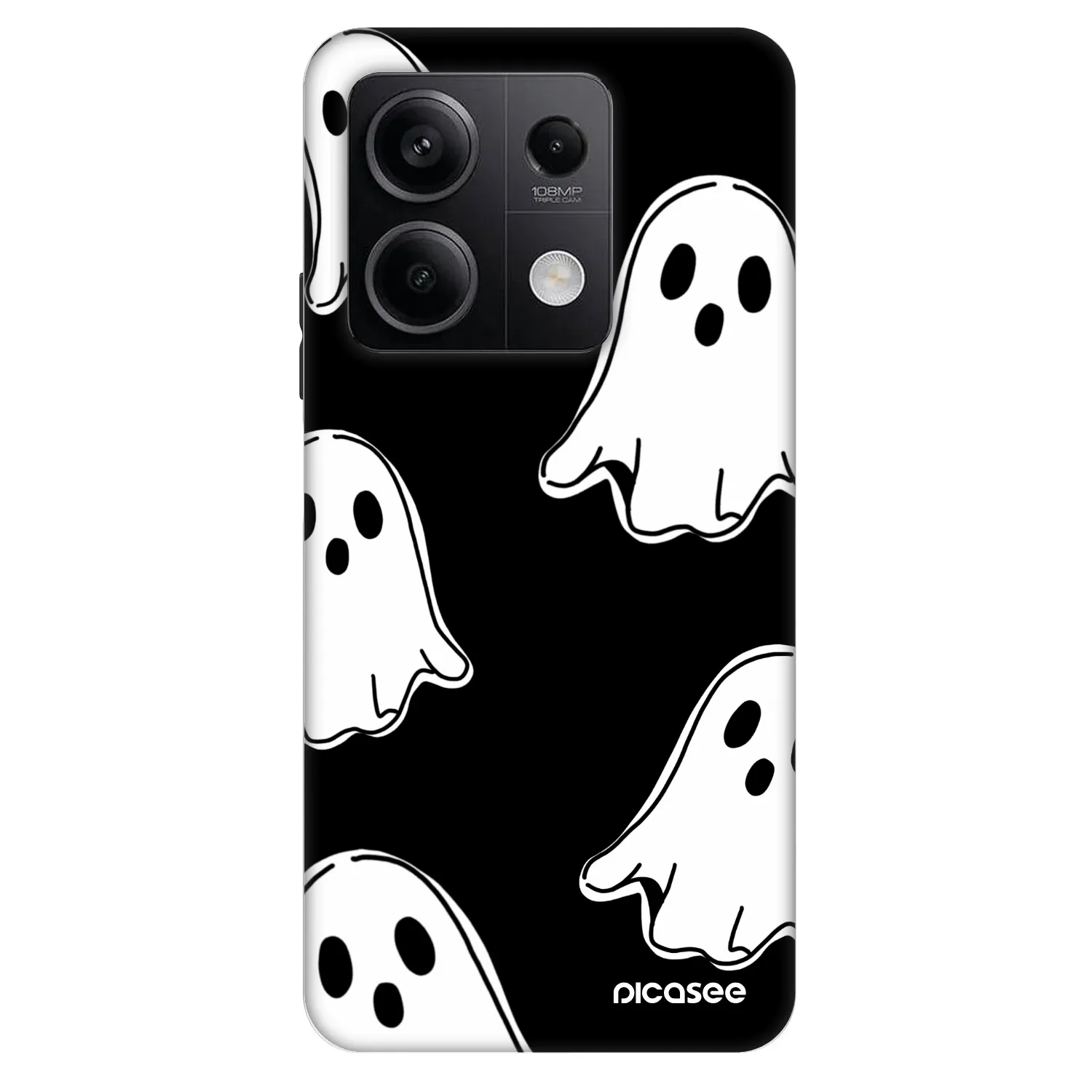 Picasee Fashion Case για Xiaomi Redmi Note 13 5G - Black ghosts