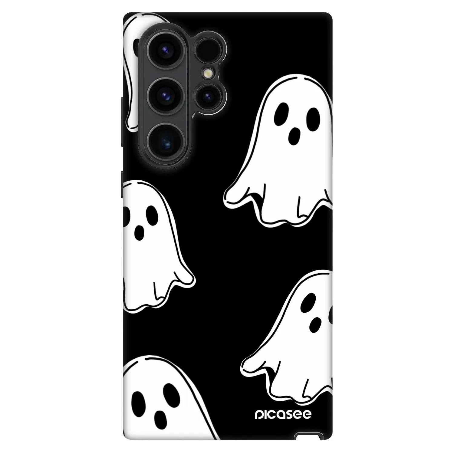 Picasee Fashion Case για Samsung Galaxy S22 Ultra 5G - Black ghosts