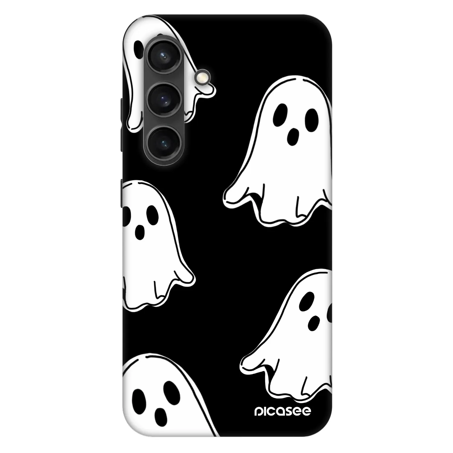 Picasee Fashion Case PowerShare pro Samsung Galaxy S24+ S926B 5G - Black ghosts