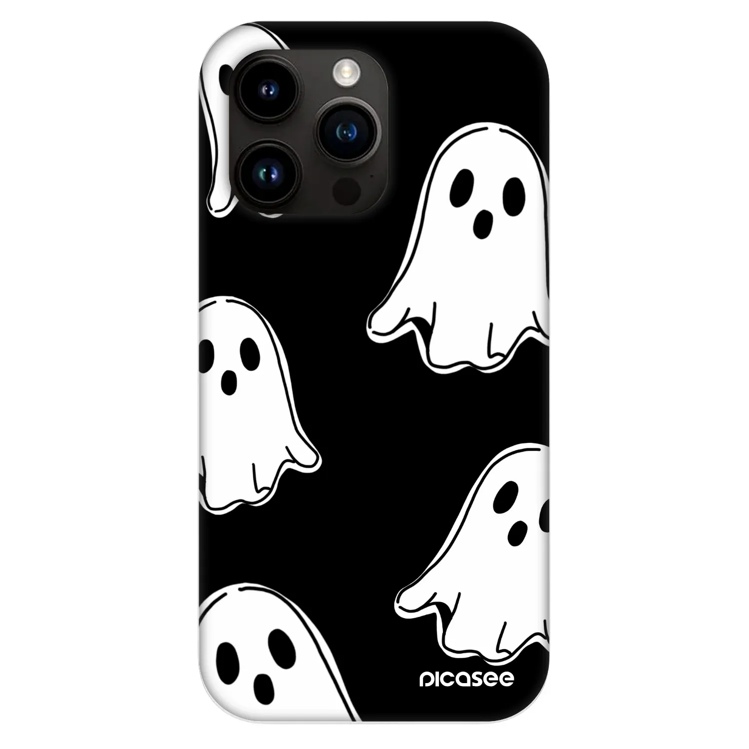 Picasee Fashion Case MagSafe για Apple iPhone 13 Pro - Black ghosts