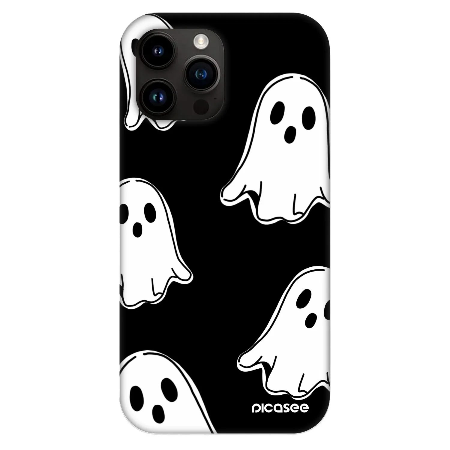 Picasee Fashion Case MagSafe για Apple iPhone 13 Pro Max - Black ghosts