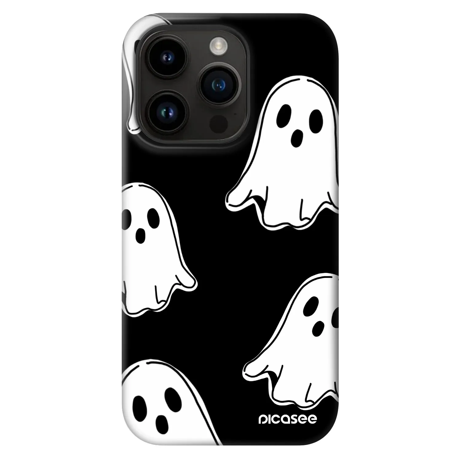Picasee Fashion Case MagSafe για Apple iPhone 14 Pro - Black ghosts