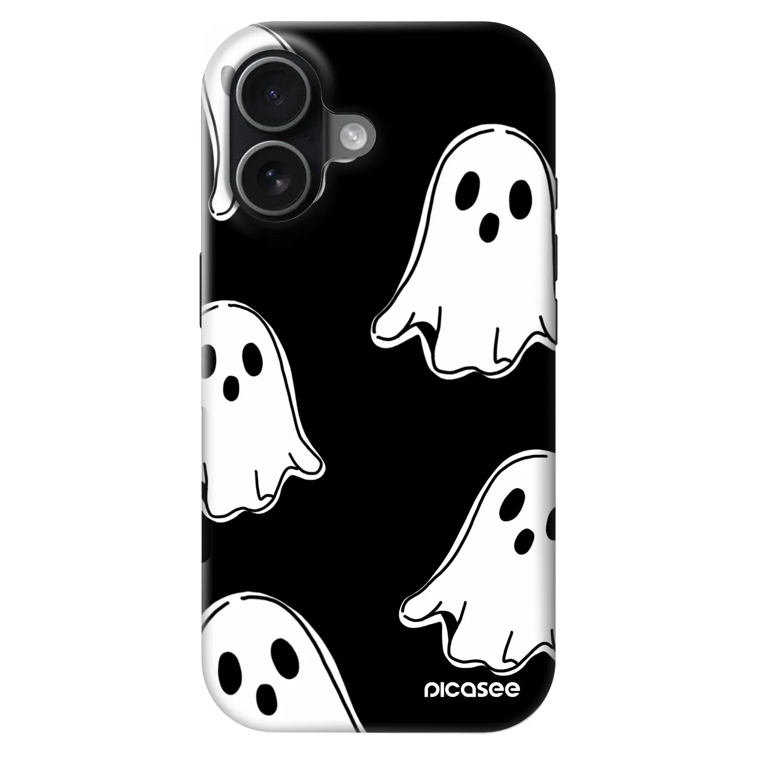 Picasee Fashion Case MagSafe για Apple iPhone 17 - Black ghosts