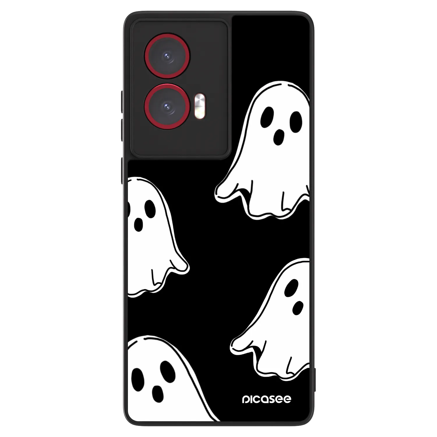 Picasee ULTIMATE CASE για Motorola Edge 50 Fusion - Black ghosts