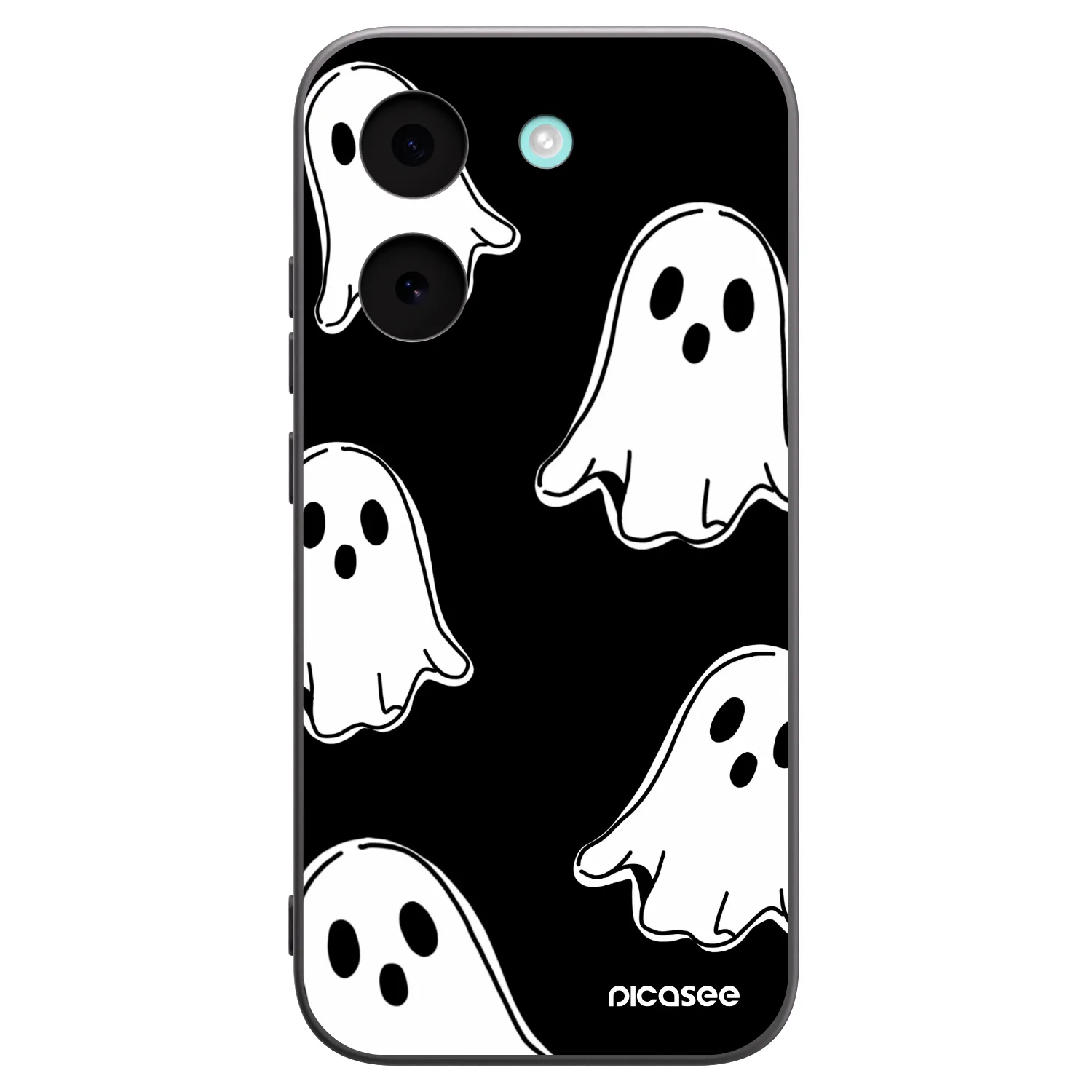 Picasee Μαύρη θήκη σιλικόνης για Xiaomi Poco X8 Pro - Black ghosts