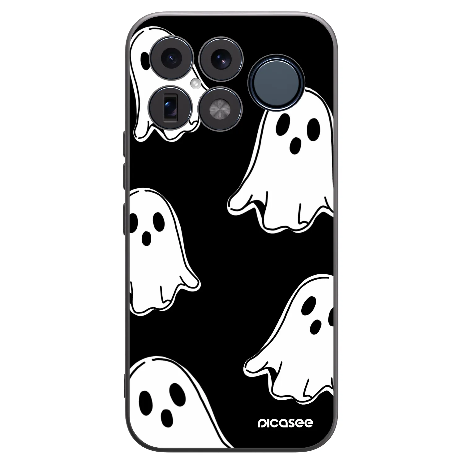 Picasee Μαύρη θήκη σιλικόνης για Xiaomi Poco F8 Ultra - Black ghosts