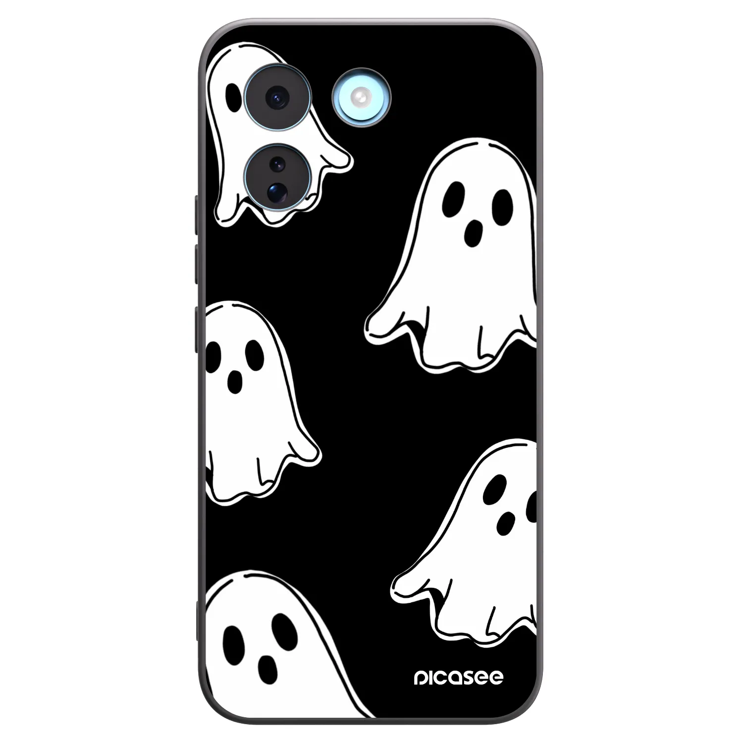 Picasee Μαύρη θήκη σιλικόνης για Xiaomi Redmi Note 17 Pro MAX 5G - Black ghosts