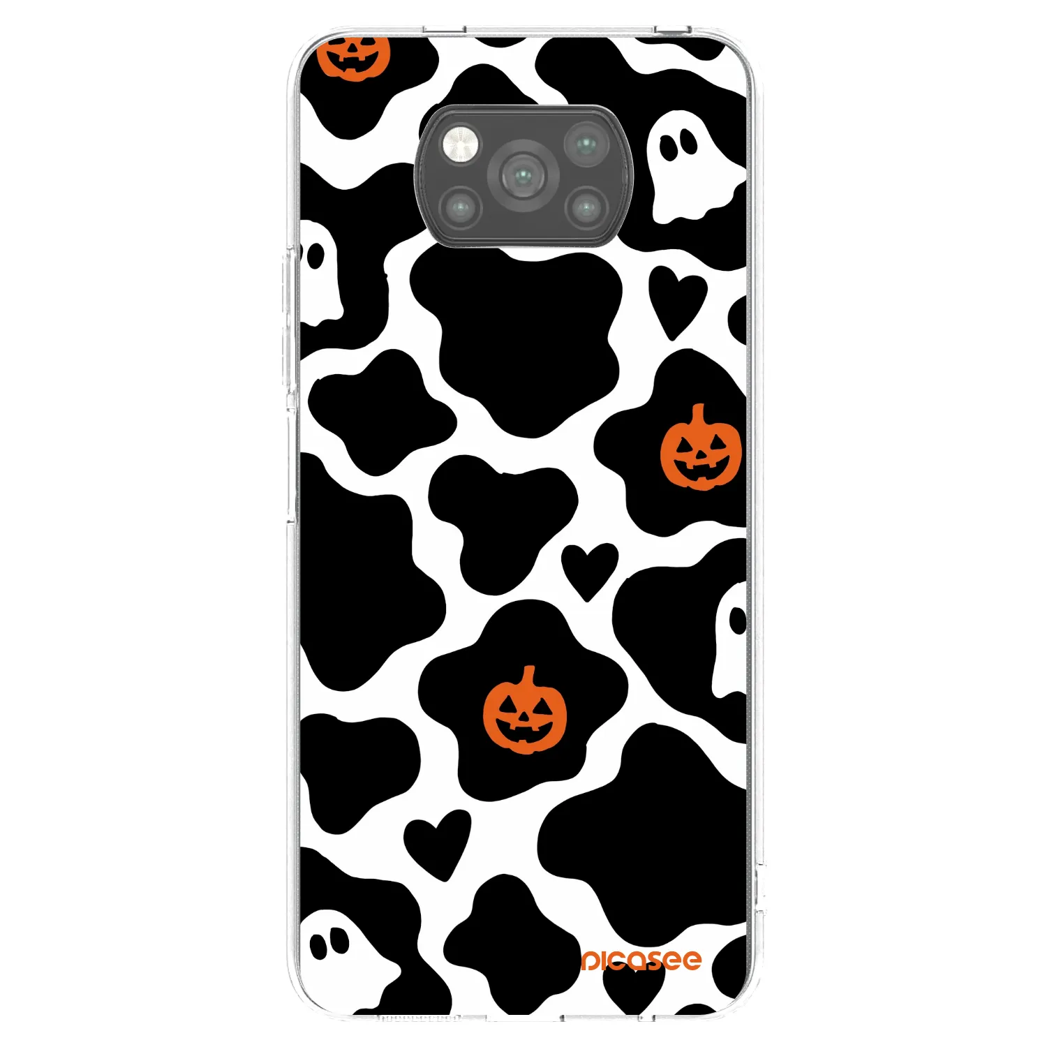 Picasee Μαύρη θήκη σιλικόνης για Xiaomi Poco X3 - Boow